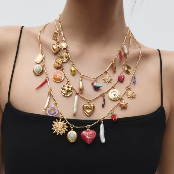 Zara Jewelry - Zara 3 Pack Charm Necklaces